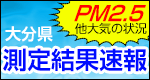 大分県大分市PM2.5測定結果